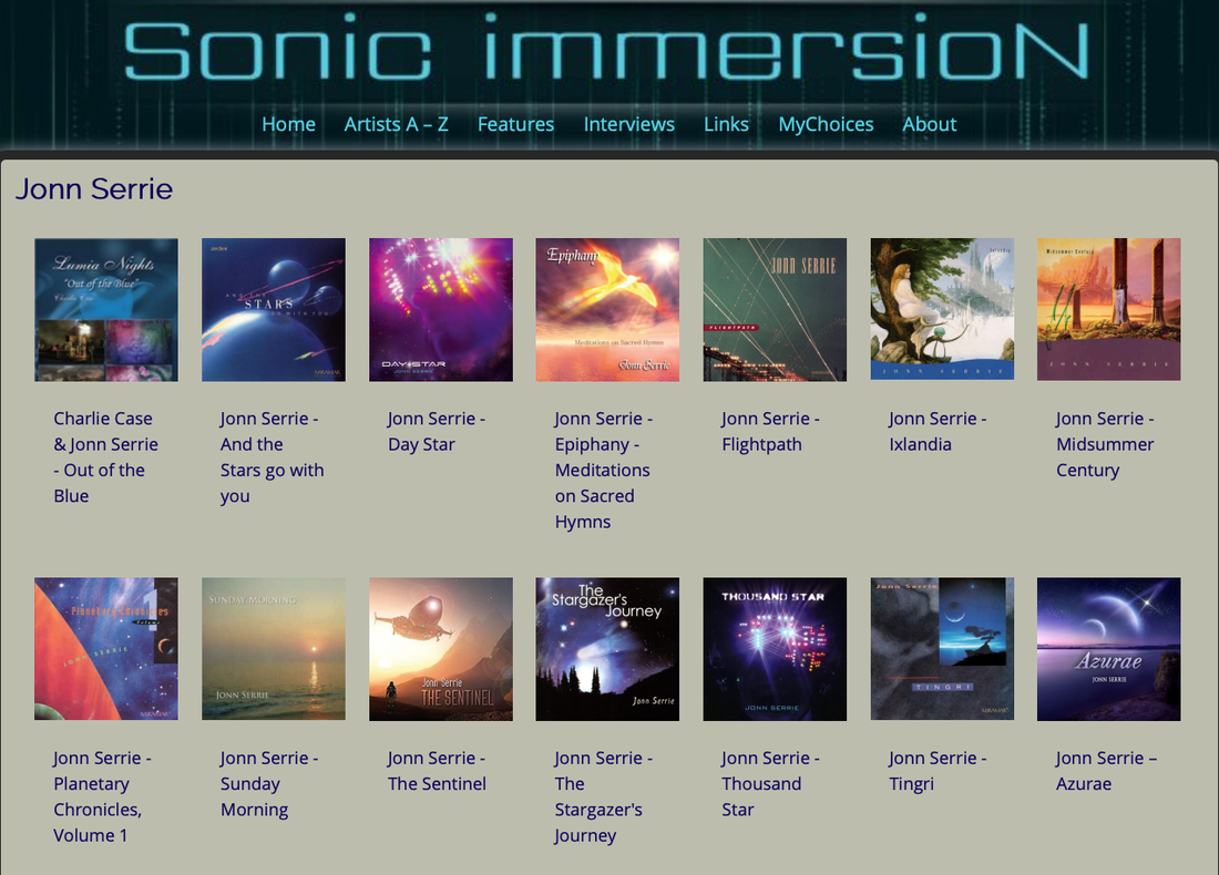 John Serrie Reviews on Sonic Immersion